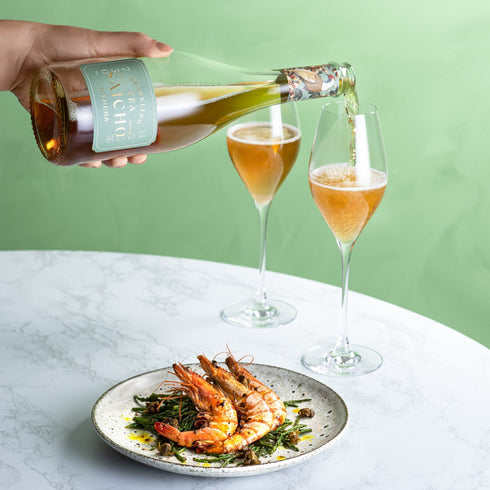 サイチョウ・スパークリング・ほうじ茶